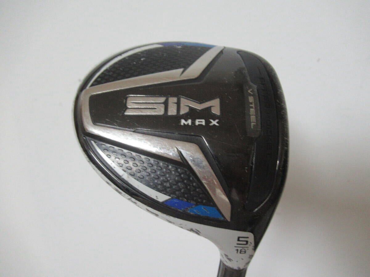 ★TaylorMade テーラーメイド SIM MAX フェアウェイウッド 5W レディース 18° 純正カーボンシャフト L400 ★レア★激安★中古★ ★拍卖
