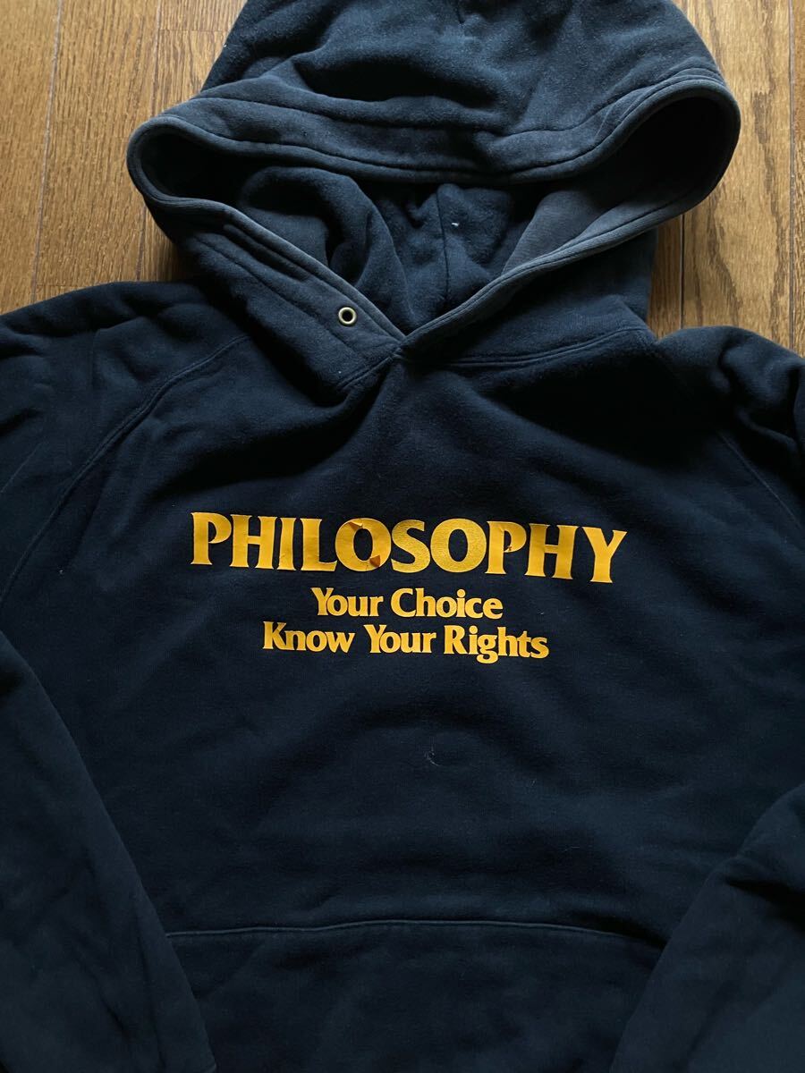 wtaps philosophy bullink hoodie パーカー M パーカー プルオーバーパーカー スウェット 古着拍卖