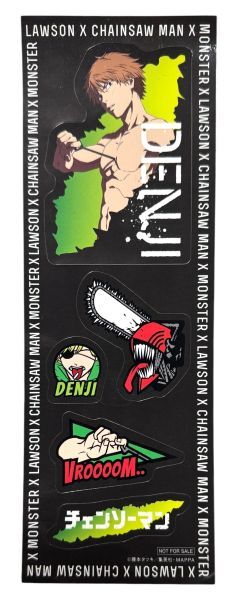 訳有 モンスターエナジー ローソン チェンソーマン コラボ デンジ ステッカー シート MONSTER LAWSON CHAINSAW MAN DENJI STICKER シール拍卖