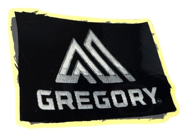 訳有 グレゴリー ロゴ ステッカー GREGORY STICKER 黒 バックパック アウトドア キャンプ カスタム キャンペーン シール パック カスタム拍卖