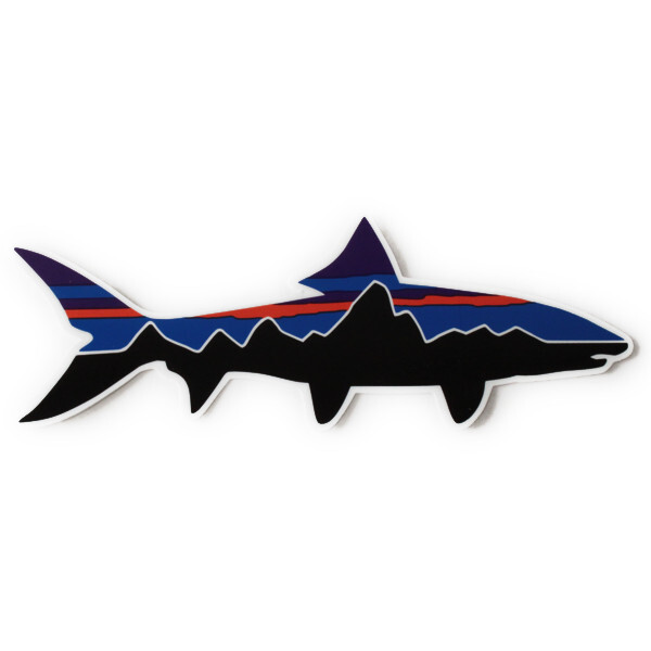 訳有 パタゴニア ステッカー フィッツロイ ボーンフィッシュ PATAGONIA FITZROY BONE FISH STICKER 魚 釣 シール マニア コレクション 新品拍卖