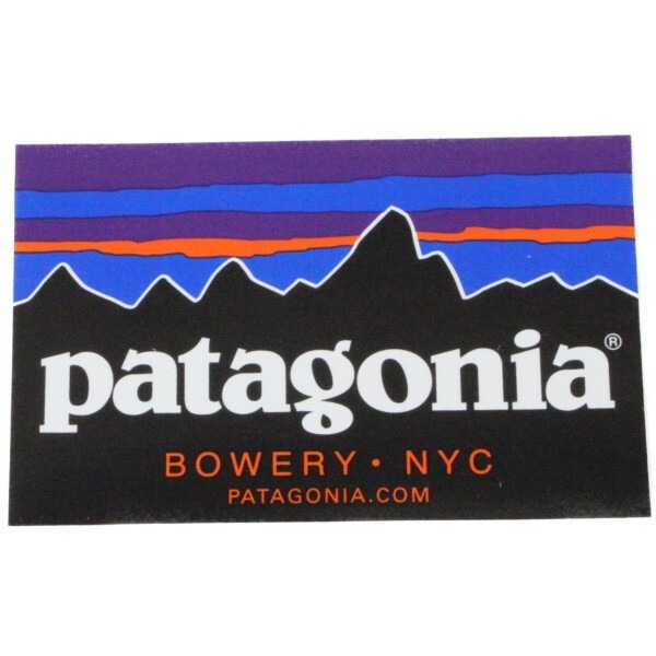 訳有 パタゴニア ステッカー バワリー ニューヨーク 旧 紙製 PATAGONIA BOWERY NYC NEW YORK フィッツロイ 海外 シール アメリカ 店舗 限定拍卖