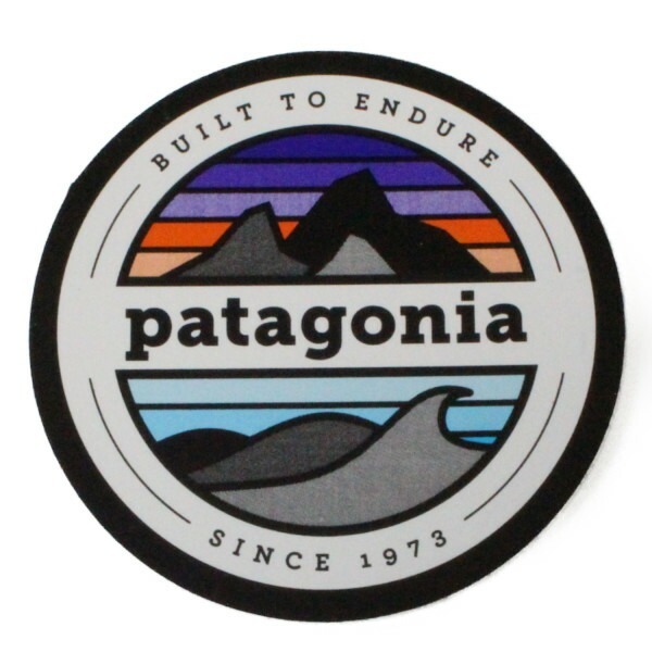 パタゴニア 廃番 リベットロゴ ステッカー フィッツロイ PATAGONIA RIVET LOGO STICKER FITZROY シール デカール 丸 円 コレクション 新品拍卖