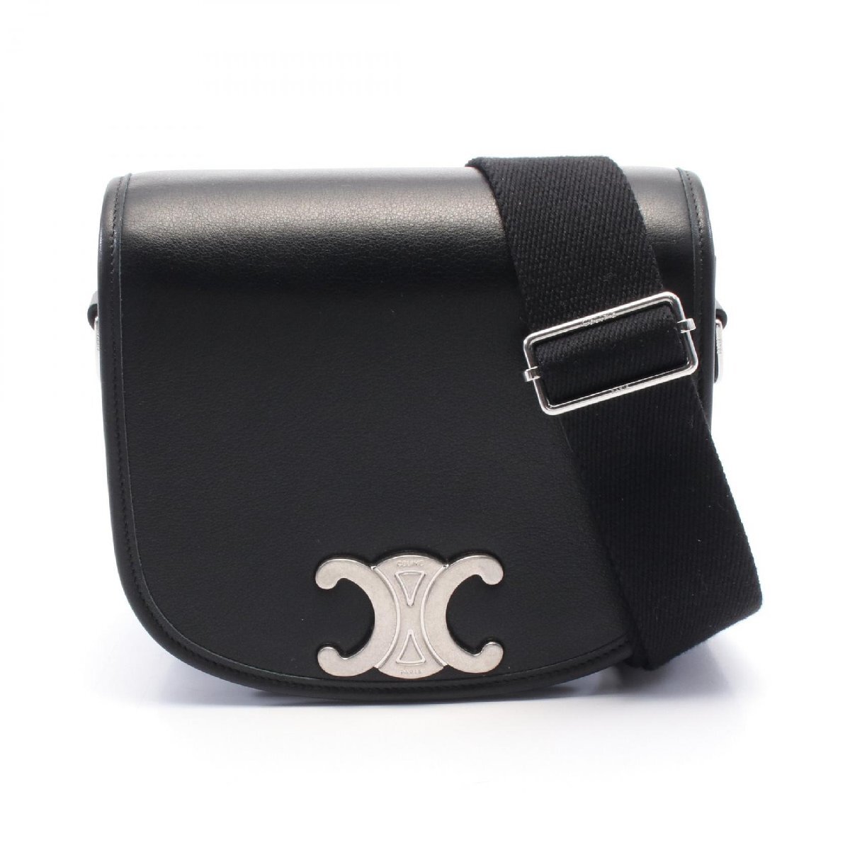 セリーヌ トリオンフ ブランドオフ CELINE レザー ショルダーバッグ カーフスキン メンズ拍卖