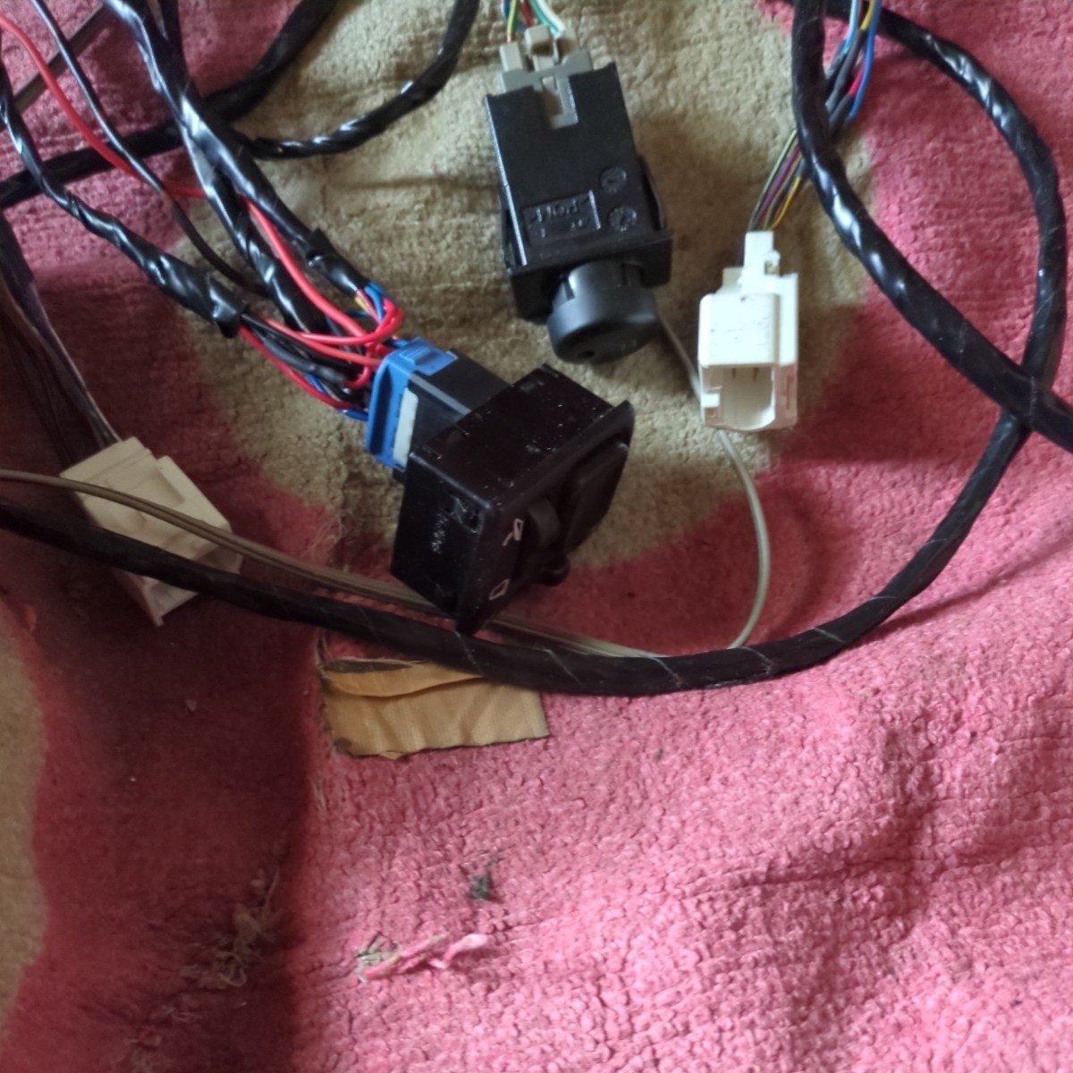 ジムニーjb23電動格納ドアミラー後付け用自作ハーネス4型5型6型コネクター送料600円拍卖