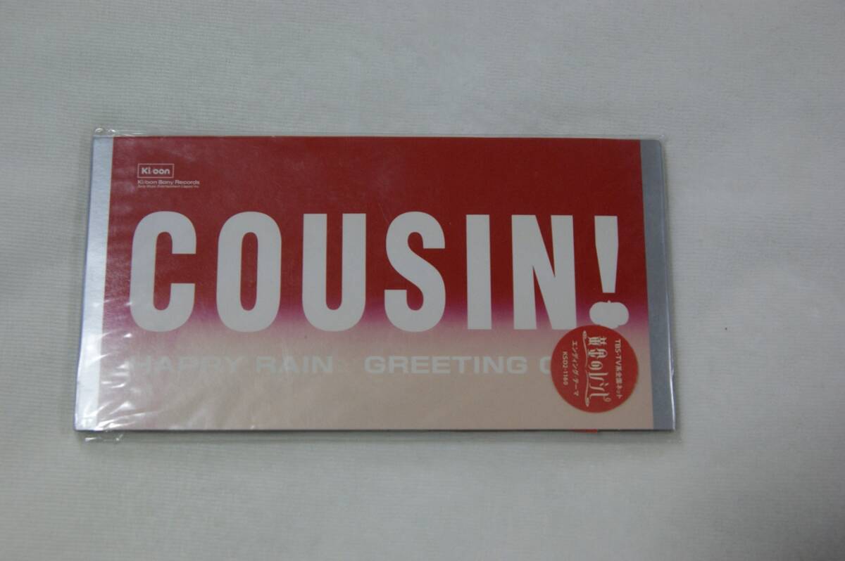 HAPPY RAIN / GREETING CARD COUSIN カズン 8㎝CD 拍卖