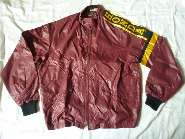 1,000円~売り切り 希少品 ☆当時物☆ HONDA LINE ホンダ ライン ビンテージ ライダース ナイロンジャケット 旧車 バイク拍卖