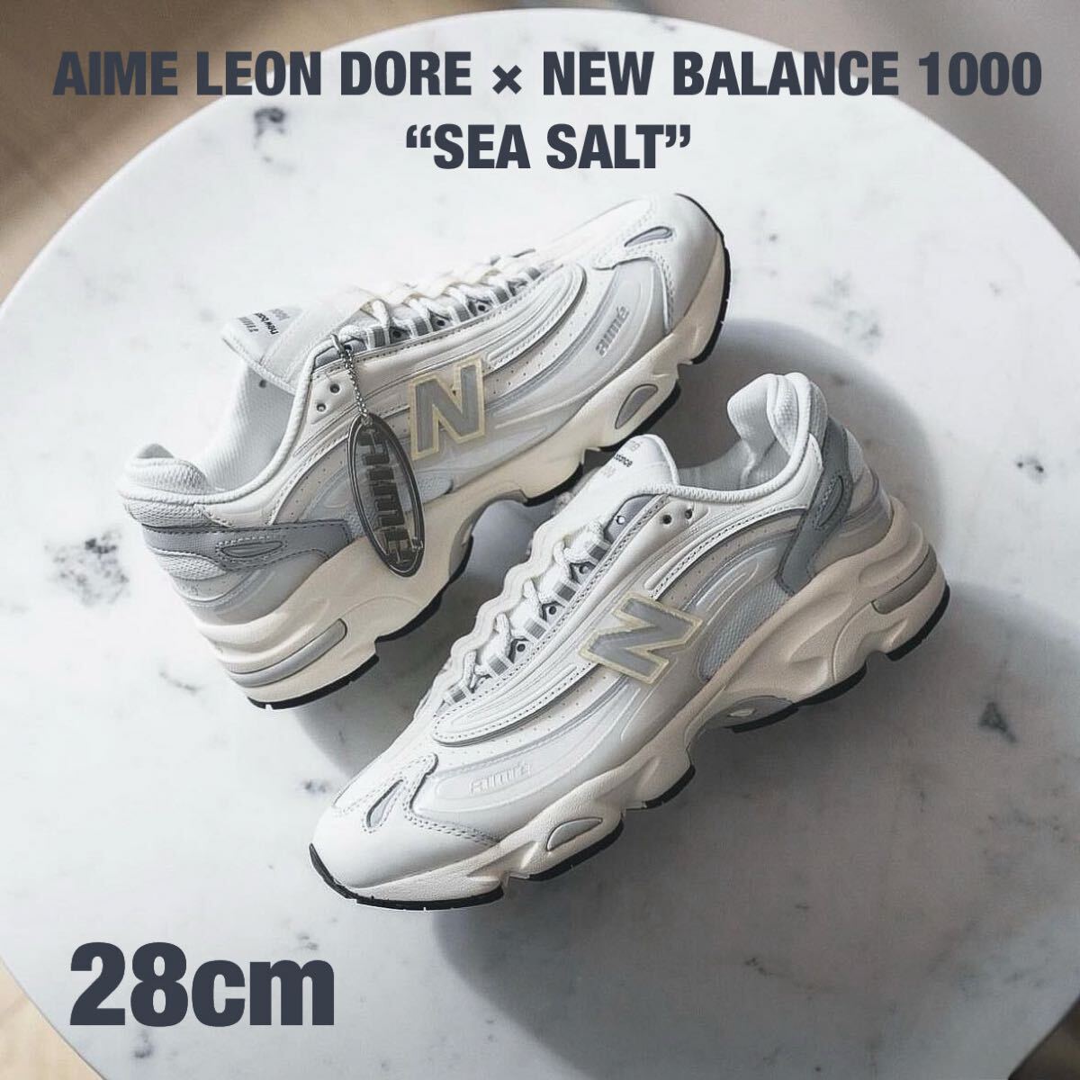 レア 未使用 新品 28cm AIME LEON DORE × New Balance M1000AC1 ニューバランス SEA SALT シーソルト エメレオンドレ TEDDY SANTIS 拍卖