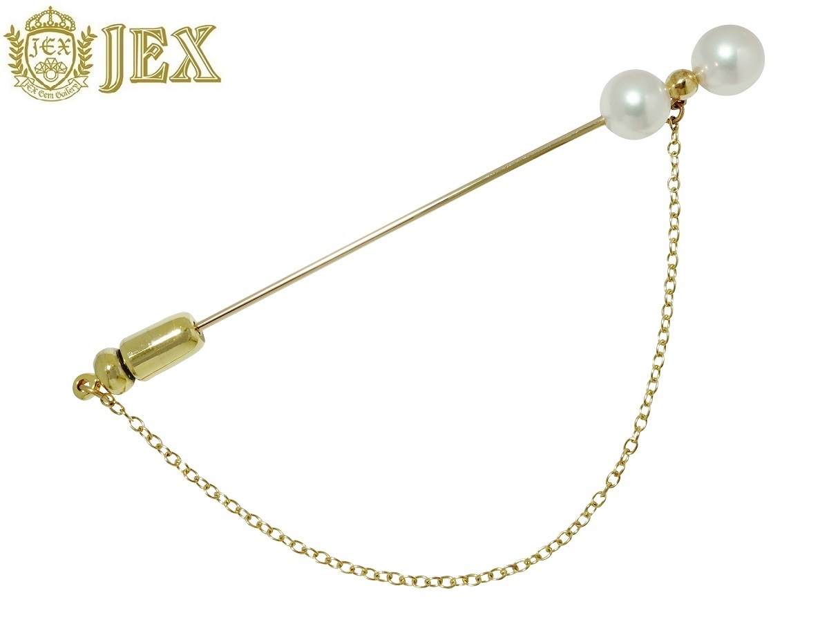 MIKIMOTO ミキモト K18アコヤパールブローチ NO.49479拍卖