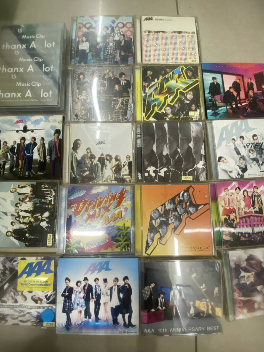 AAA 2Blu-ray+ベストアルバム+アルバム+リミックス+シングルス+ミニアルバム など 計18枚セット(トリプルエー)拍卖