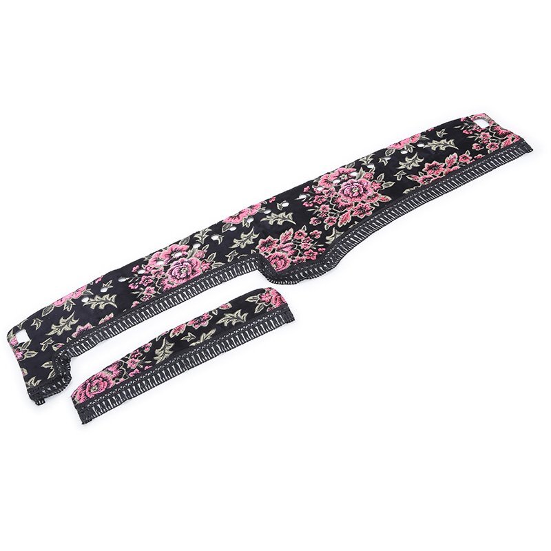 トラック用品 金華山 マドンナ ダッシュマット ブラックピンク いすゞ UU-エルフワイド H05/07~H18/11 2tワイド(11)【送料800円】拍卖