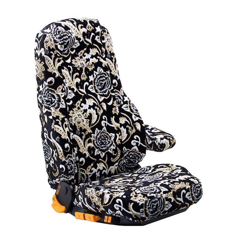 トラック用品 金華山 モンブランローズ 運転席 いすゞ 07新型フォワード シートカバー ブラック【送料800円】拍卖