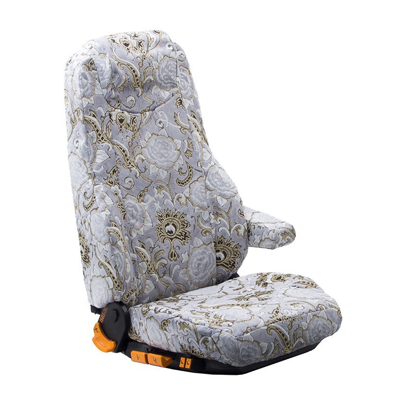 トラック用品 金華山 モンブランローズ 運転席 07エルフ ワイド シートカバー シルバー【送料800円】拍卖