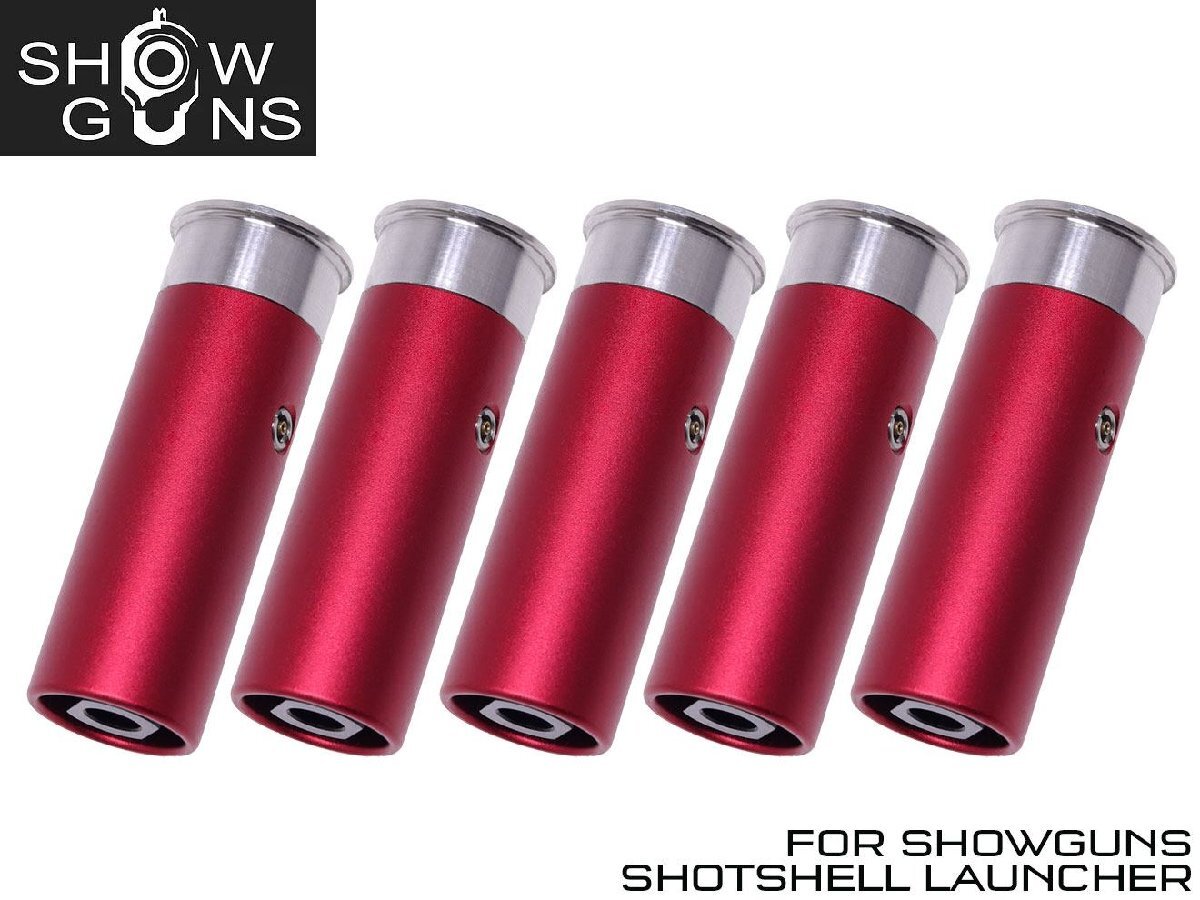 SHG-SHE-0002 SHOWGUNS 20mm ガスショットシェル グリーン 5本セット 拍卖