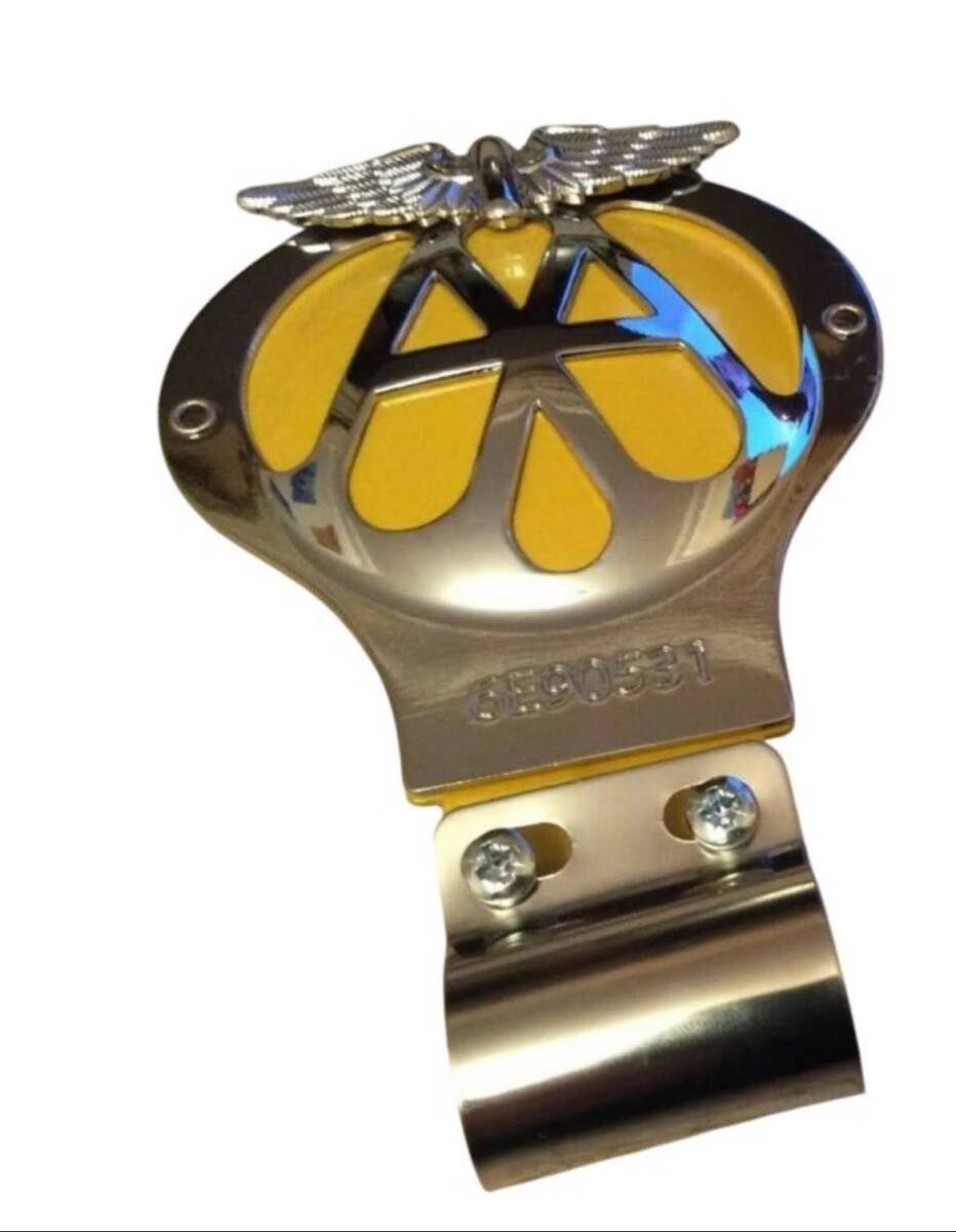 AA グリルバッジ バッジクリップ付 BMC ミニ RAC 1966 英国製 希少拍卖