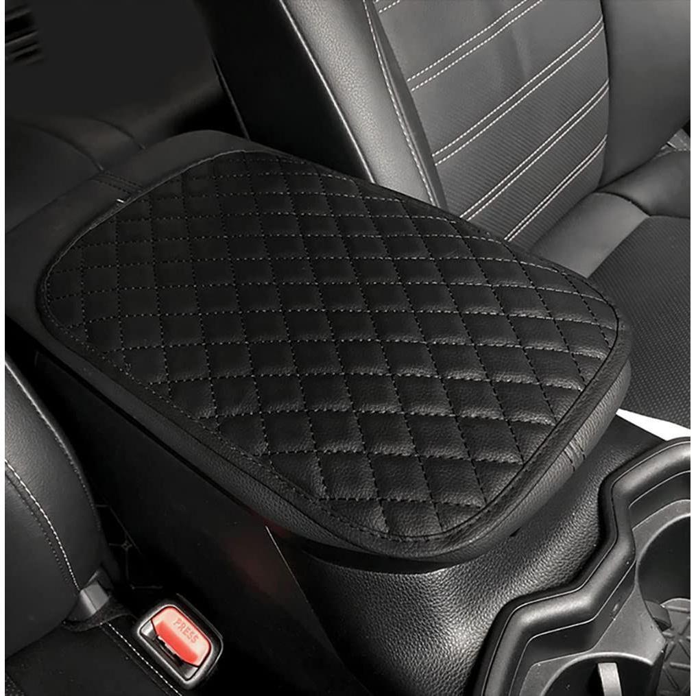 肘掛けセンターコンソールカバー アームレストカバー 保護 PUレザー拍卖