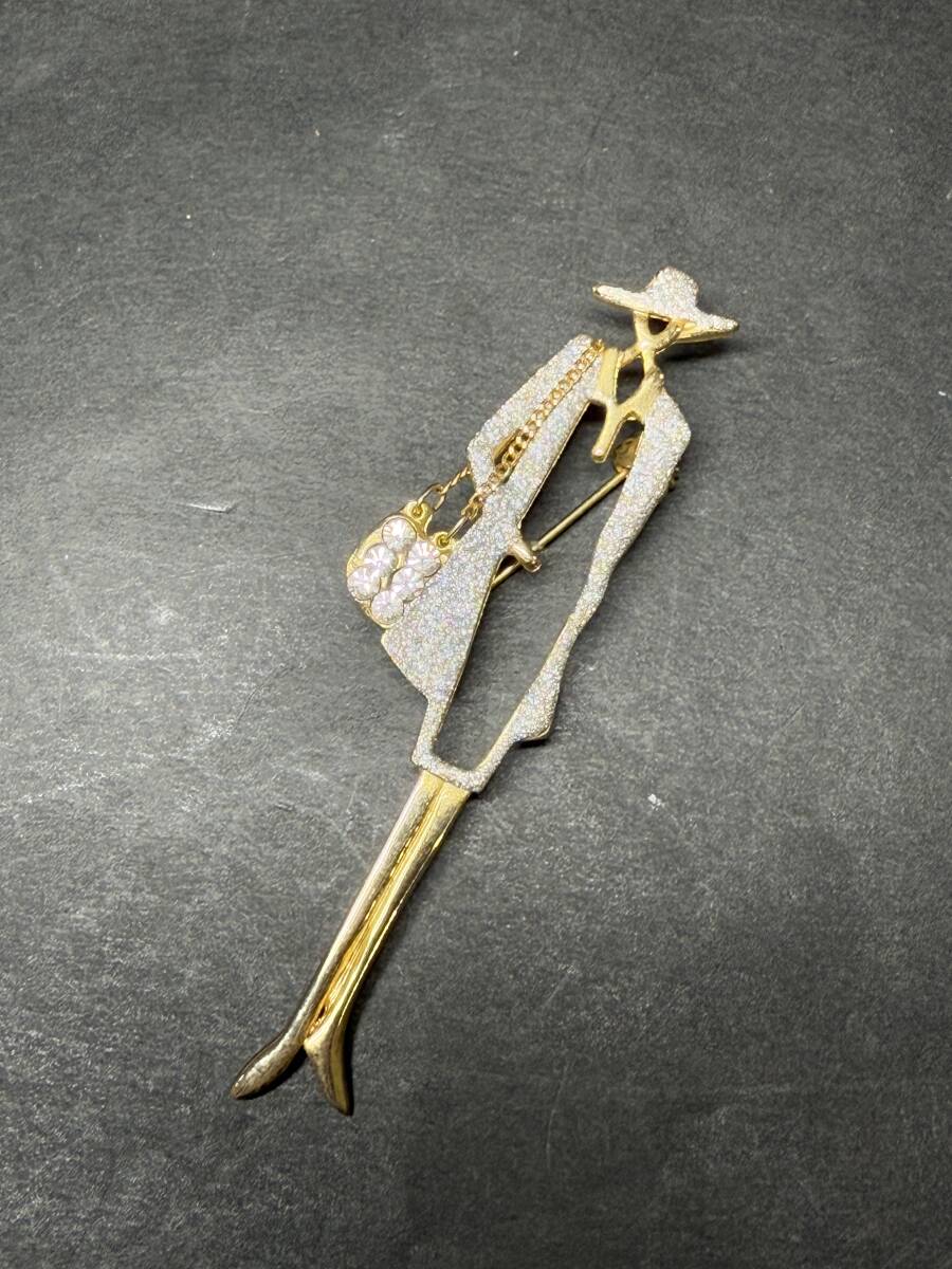 ★コレクター必見 ビンテージ ブローチ 女性モチーフ レディース アクセサリー 飾り コレクション To884拍卖