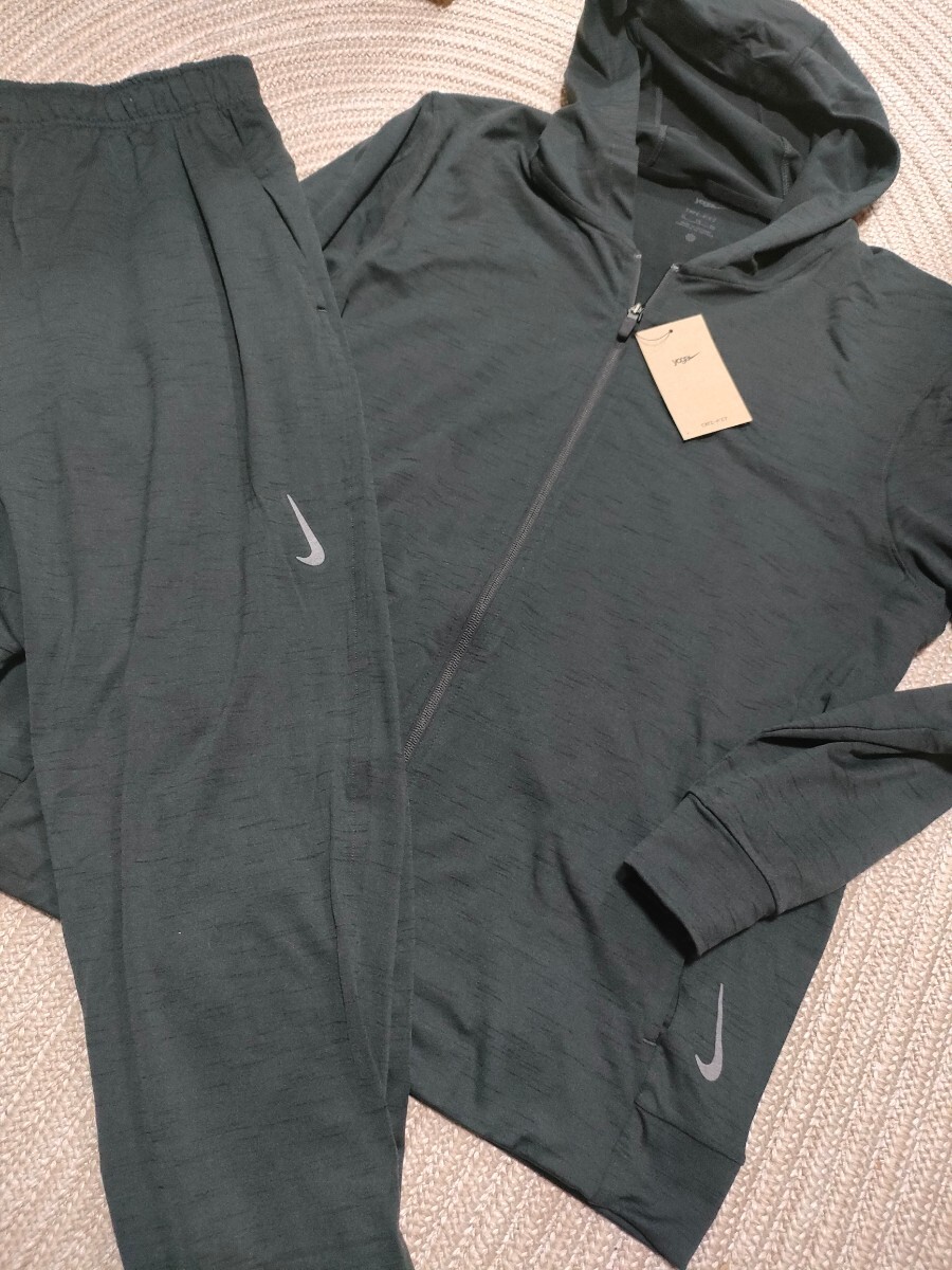 新品 NIKE YOGA スーパーストレッチ セットアップ XL パーカーパンツ ナイキ ヨガ ウェア 上下 メンズ 拍卖