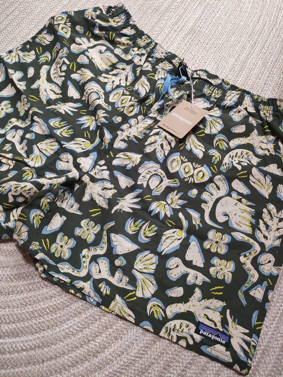 新品 patagonia パタゴニア バギーズ ショーツ 5インチ 総柄 XL ショートパンツ メンズ拍卖