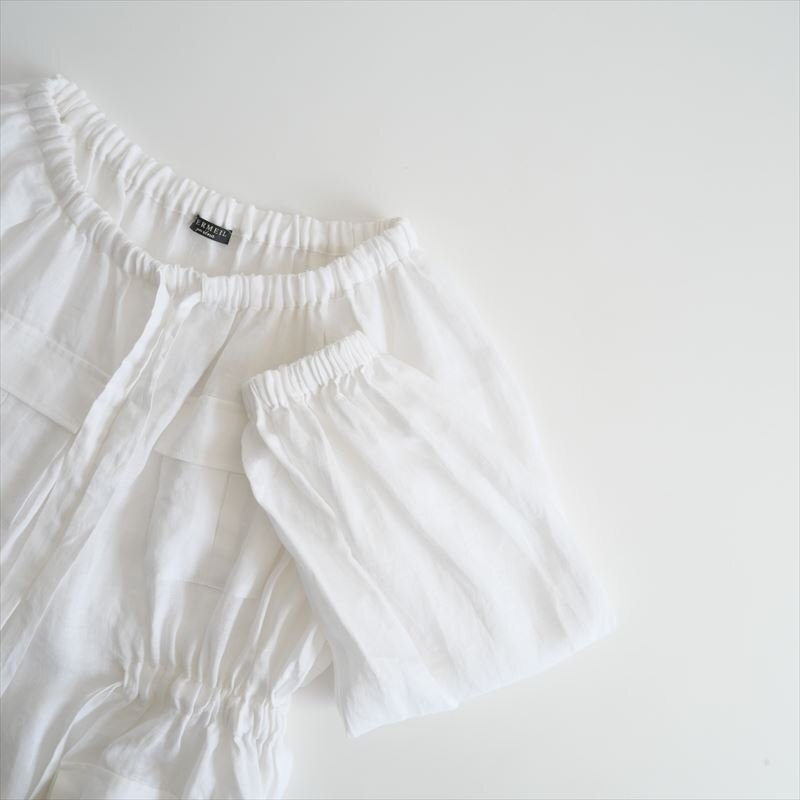 2024SS / 未使用 / VERMEIL par iena ヴェルメイユ パー イエナ / リネン オフショルダーブラウス / 24051938604020 / 2412-0285拍卖