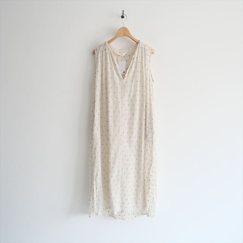 2023SS / evam eva エヴァムエヴァ / cutdobby gather one-piece ワンピース / E232T004 / 2504-0799拍卖