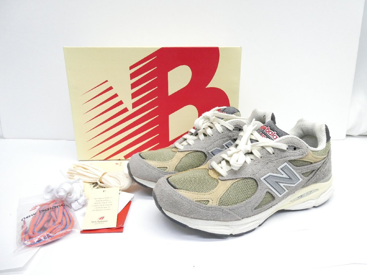 ニューバランス New Balance M990 TG3 Gray size27.5cm スニーカー 靴 △WT3967拍卖