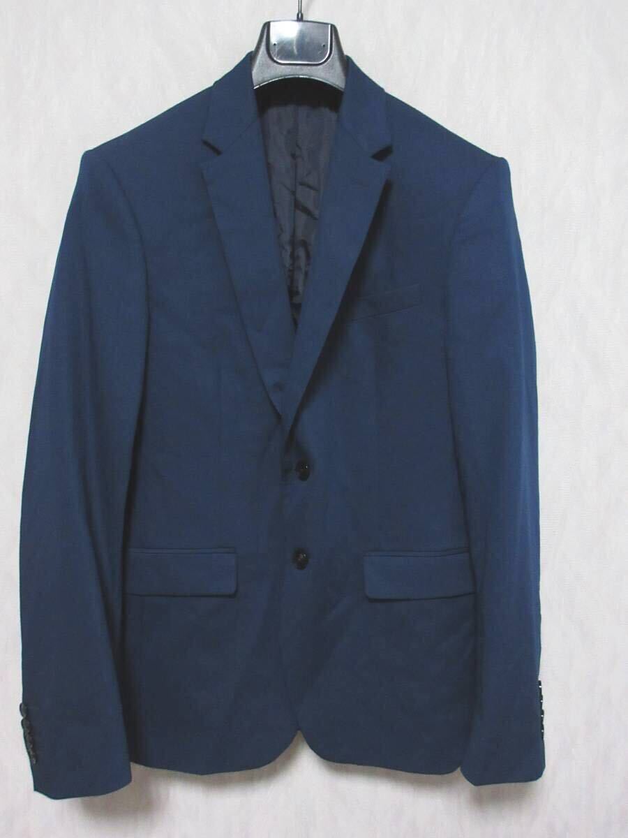 ZARA ザラ テーラードジャケット 2B 春秋 メンズ 46 紺 irmri kn838拍卖