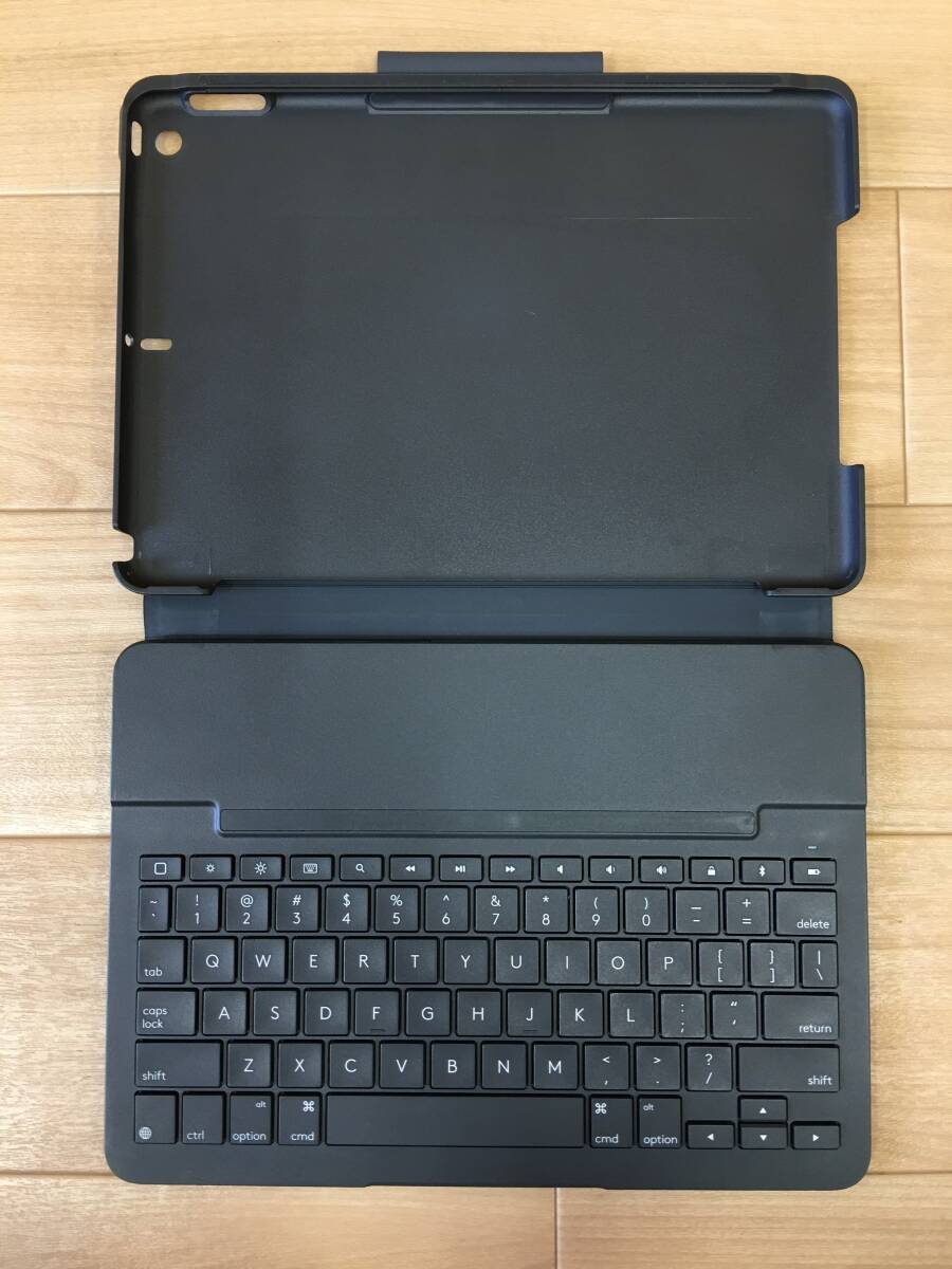 A22367)logicool SLIM FOLIO YR0077 Bluetooth対応 キーボード付きケース 中古動作品*iPad(第7世代、第8世代、第9世代)など用拍卖