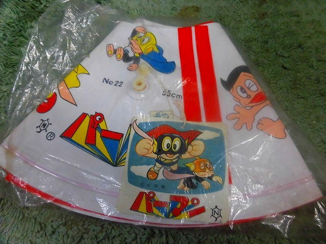 T20 新品 浮き輪 旧 パーマン 2 藤子不二雄 中嶋製作所 赤 タグ付 55cm 拍卖