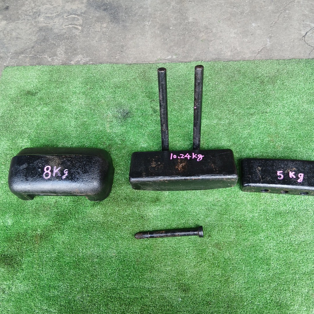 福井発 トラクター ウェイト 23キロ 汎用 流用 管理機 耕運機 ブルトラ 倉庫内保管 3ピース拍卖