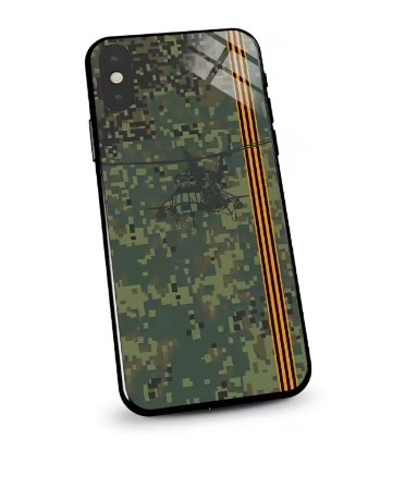 ロシア軍 EMR デジタルフローラ迷彩 ゲオルギーラインカラー iPhone Android ソフトケース iPhone カバー 検索:迷彩服 戦闘服 VKBO拍卖