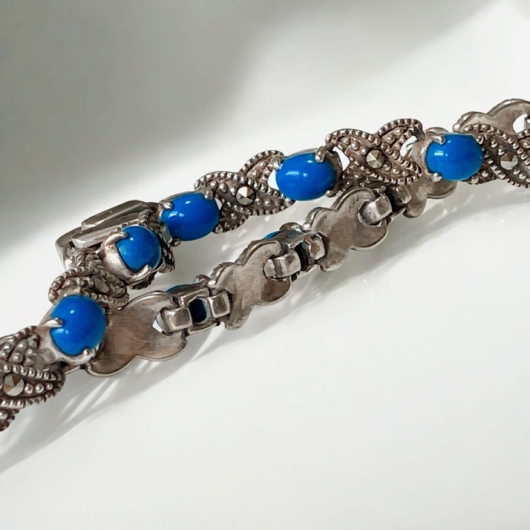 アクセ 銀 925 ブレスレット ターコイズ  リング ヴィンテージ シルバー拍卖