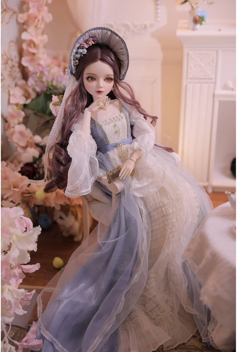 プリンセス風 球体関節人形 1/3 BJDドール フルセット 手作り人形 メイク済み女の子 プレゼント 目の角度自由調整可 (ダイドーちゃん)拍卖