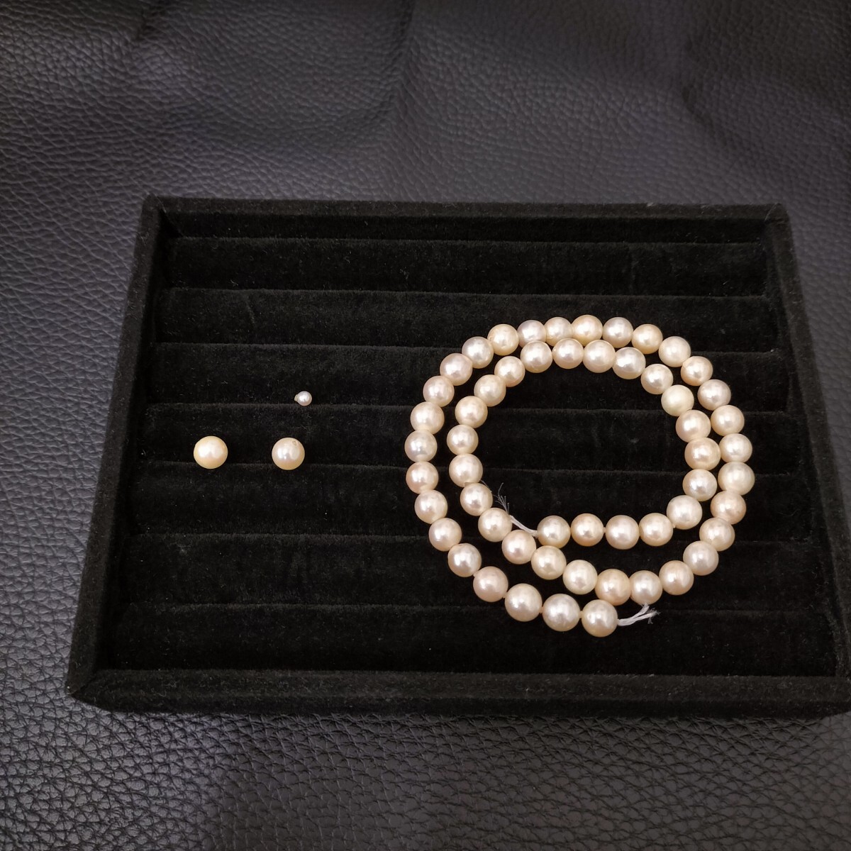 (S16) パール 本真珠 アクセサリーパールパーツ 留具外しパールネックレス拍卖