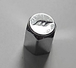 中古 エアバルブ キャップ ワーク WORK 1個 クローム メッキ 送料140 管理2779拍卖