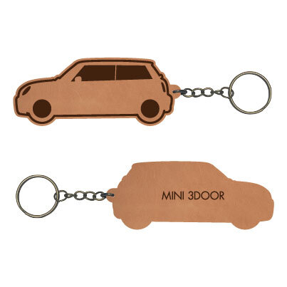 【本革】ミニ ミニ3ドア【R56系】レザーキーホルダー拍卖