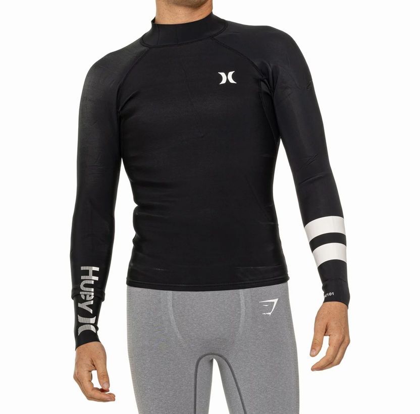 Hurley Fusion 101 Wetsuit Shirt XS ハーレー 1mm ウェットスーツ シャツ 半袖 ラッシュガード タッパー拍卖