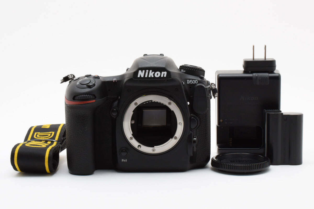 21665ショット!! 極上品 Nikon D500 ボディ バッテリーチャージャーセット No2拍卖