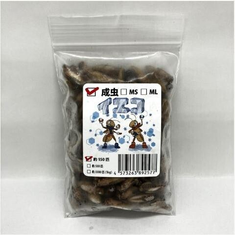【送料無料・邑楽ファーム・クール便発送】冷凍イエコオロギ 成虫サイズ(約150匹入り)×2個セット拍卖
