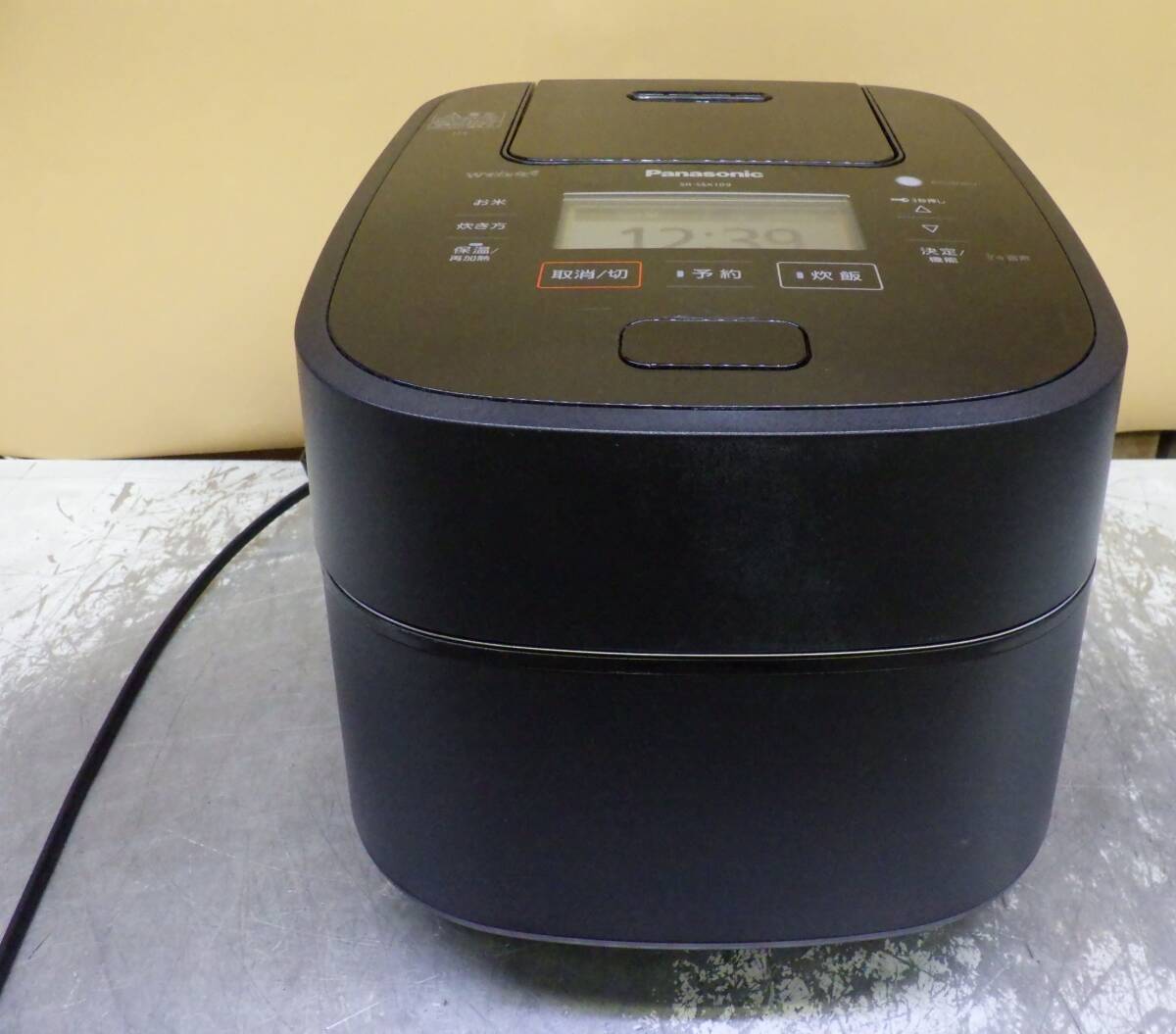 A357# 動作確認済み Panasonic パナソニック スチーム&可変圧力 IHジャー炊飯器 SR-SSX109 2019年製 炊飯器 5.5合拍卖