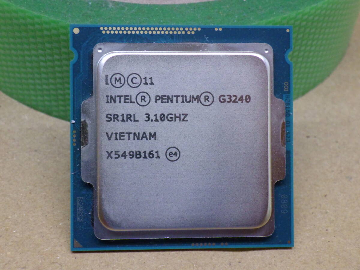 A1594#全国配送230円 動作品 インテル Intel Pentium G3240 SR1RL 3.10GHz拍卖