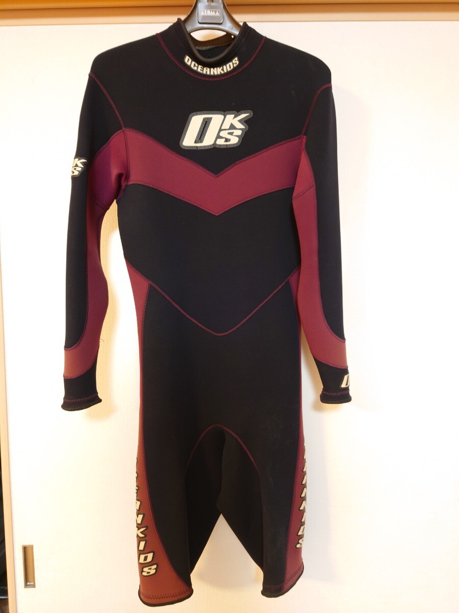 OCEANKIDS、オーシャンキッズ、ロングスリーブスプリング、ロンスプ、ジャージ、バックジップ ウェットスーツ拍卖