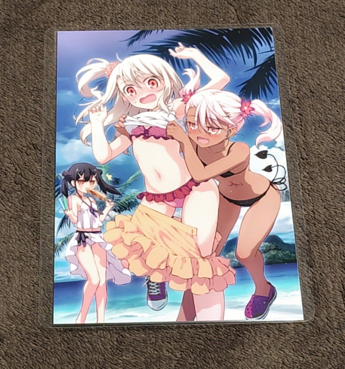 ♪『Fate/kaleid liner プリズマ☆イリヤ』♪ポストカード♪水着♪ビーチ♪付録♪ラミネート加工済み(説明欄必読)♪拍卖