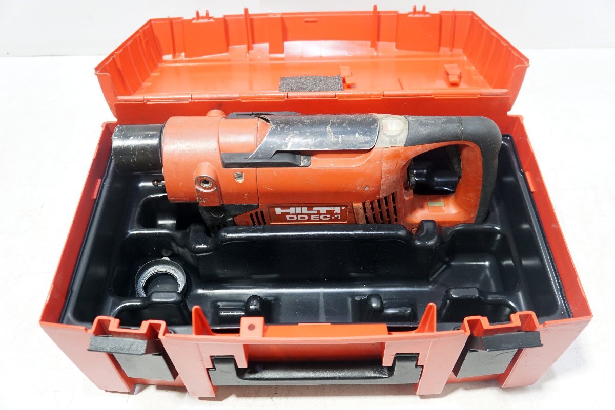 140☆HILTI ヒルティ ダイヤモンドコアドリル DDEC-1 ケース付き◇3X-532拍卖