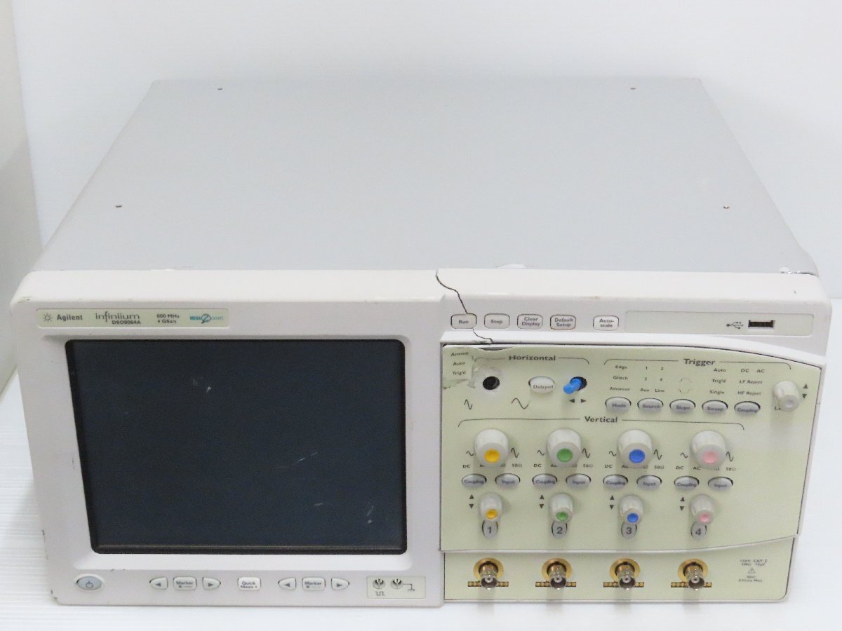 140☆Agilent アジレント DSO8064A infiniium オシロスコープ 600Hz 4GSa/s ジャンク☆0522-017拍卖