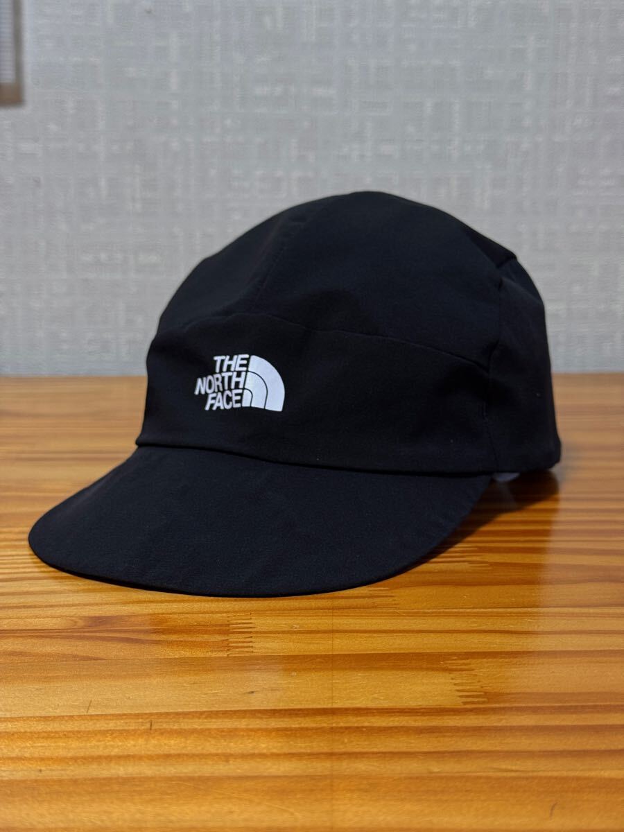美品 ノースフェイス 軽量ナイロンキャップ L 黒 THE NORTH FACE 帽子拍卖
