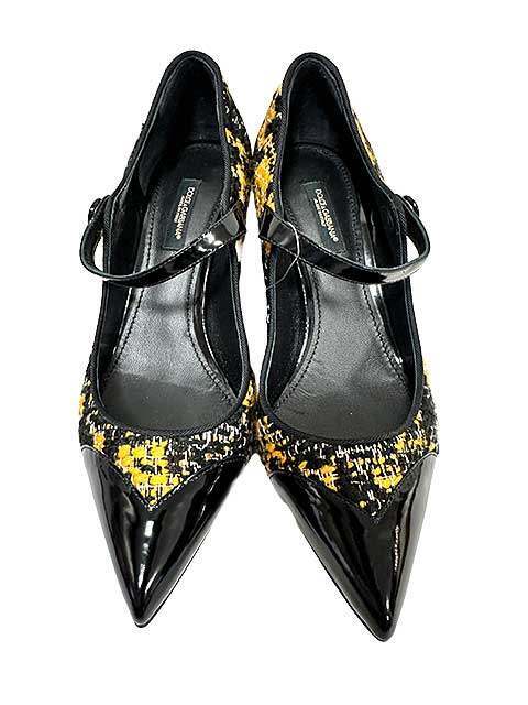 【中古】Dolce &Gabbana ドルチェ&ガッバーナ 靴 レディース サイズ37 ウール ツイード_s-0160-r11拍卖