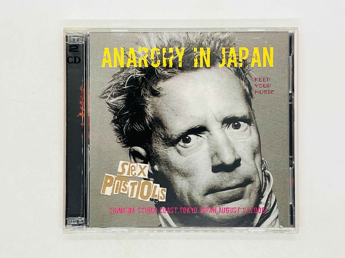 即決2CD-R SEX PISTOLS / ANARCHY IN JAPAN SHINKIBA STUDIO COAST TOKYO JAPAN AUGUST 12 2008 / セックス・ピストルズ KYM-009/010 Y15拍卖