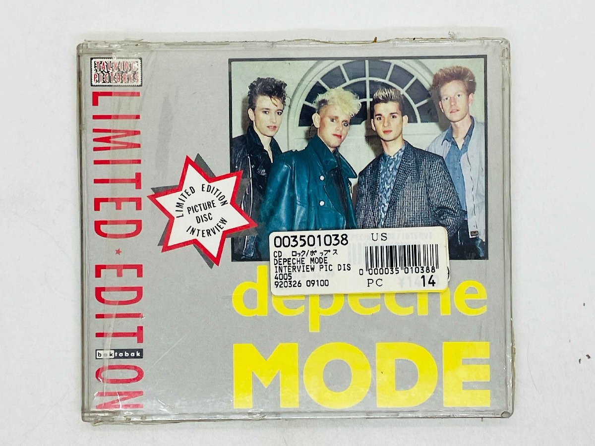 即決CD デペッシュ・モード / Depeche Mode / Interview Picture Disc Limited Edition イングランド CBAK 4005 Z11拍卖