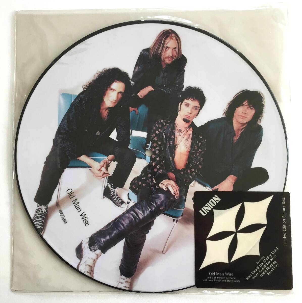 ◆UNION Old man wise ピクチャーレコード 97年オリジナル盤 ユニオン 検 Kiss Motley crue Scream モトリークルー拍卖